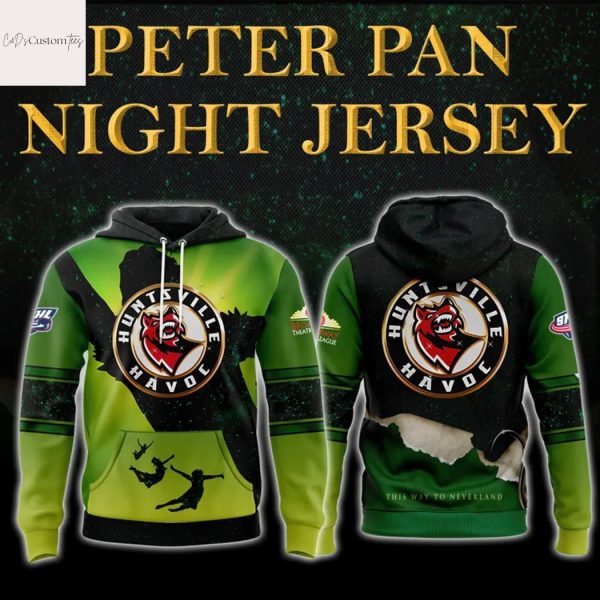 Huntsville Havoc Peter Pan Night Hoodie