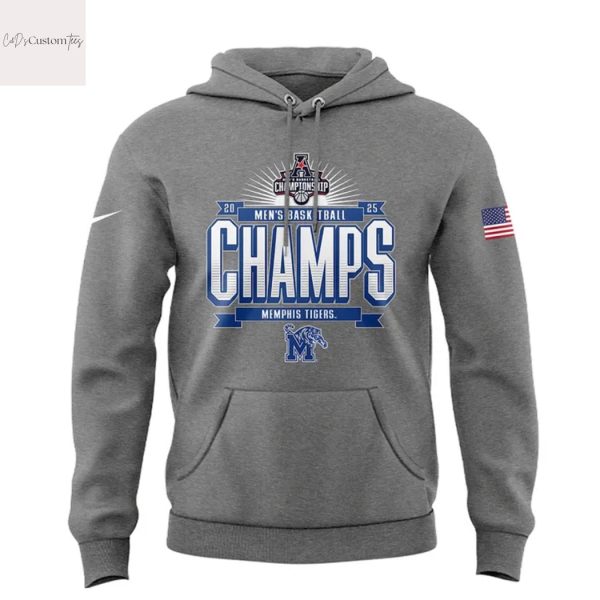 Memphis Tigers AAC Tournament Champions 2025 Hoodie