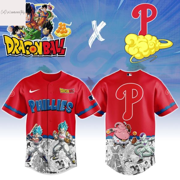 Philadelphia Phillies x Dra gon Ball Baseball Jersey
