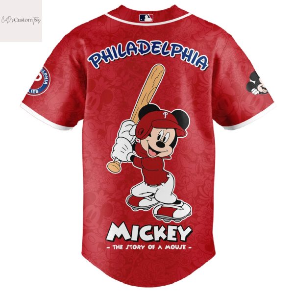 Philadelphia Phillies x Mickey Night Game Baseball Jersey