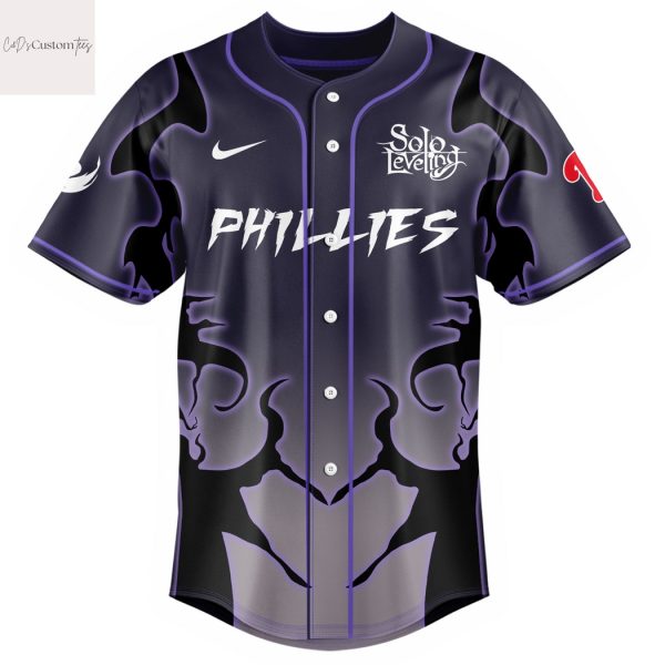Philadelphia Phillies x Solo Leve ling Exclusive Baseball Jersey