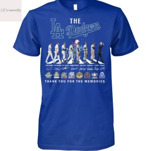 The Los Angeles Dodgers Signature Thank You For The Memories Unisex T-Shirt