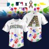 Athletics Autism Awareness 2025 Baseball Jersey