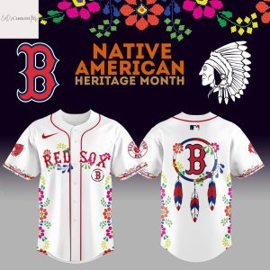 Boston Red Sox Native American Heritage Month Baseball Jersey