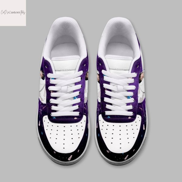 BTS Jin Echo Signature Air Force Shoes – Purple