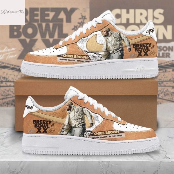 Chris Brown Breezy Bowl XX With Summer Walker And Bryson Tiller Air Force 1