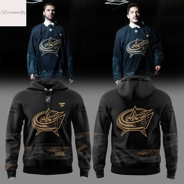 Columbus Blue Jackets Military Appreciation Night Hoodie
