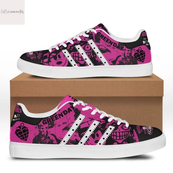 Green Day Kiss Me Im Dead Inside Stan Smith Shoes