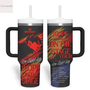 J Hope Hope On The Stage Tour Tumbler With Handle And Straw