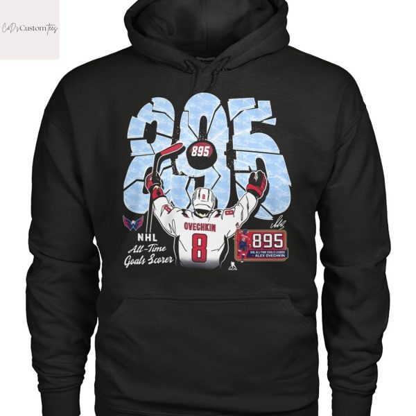 NHL All-Time Goals Scorer 895 Alex Ovechkin Signature Unisex T-Shirt