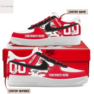 Personalized Cincinnati Reds 2025 Air Force 1
