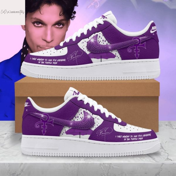 Prince I Only Wanted To See You Laughing In The Purple Rain Air Force 1