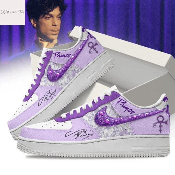Purple Rain Prince Signature Air Force 1 Sneaker