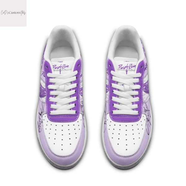 Purple Rain Prince Signature Air Force 1 Sneaker
