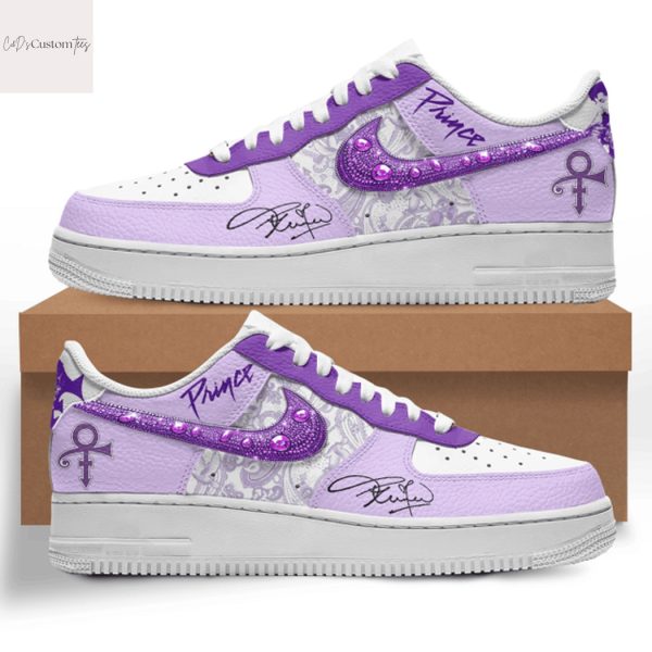 Purple Rain Prince Signature Air Force 1 Sneaker