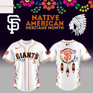 San Francisco Giants Native American Heritage Month Baseball Jersey