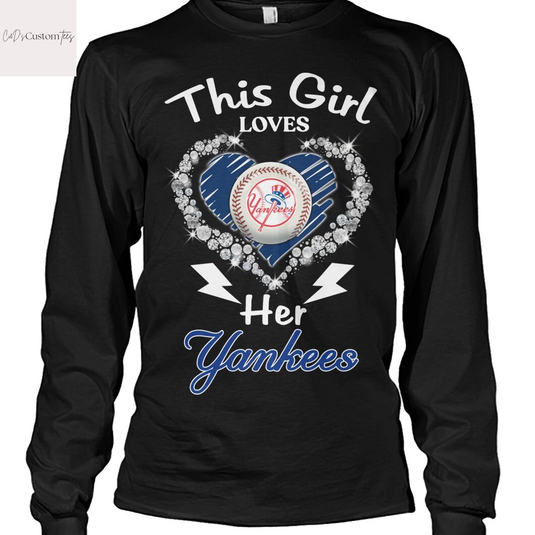 This Girl Loves Her New York Yankees Unisex T-Shirt This Girl Loves Her New York Yankees Unisex T-Shirt