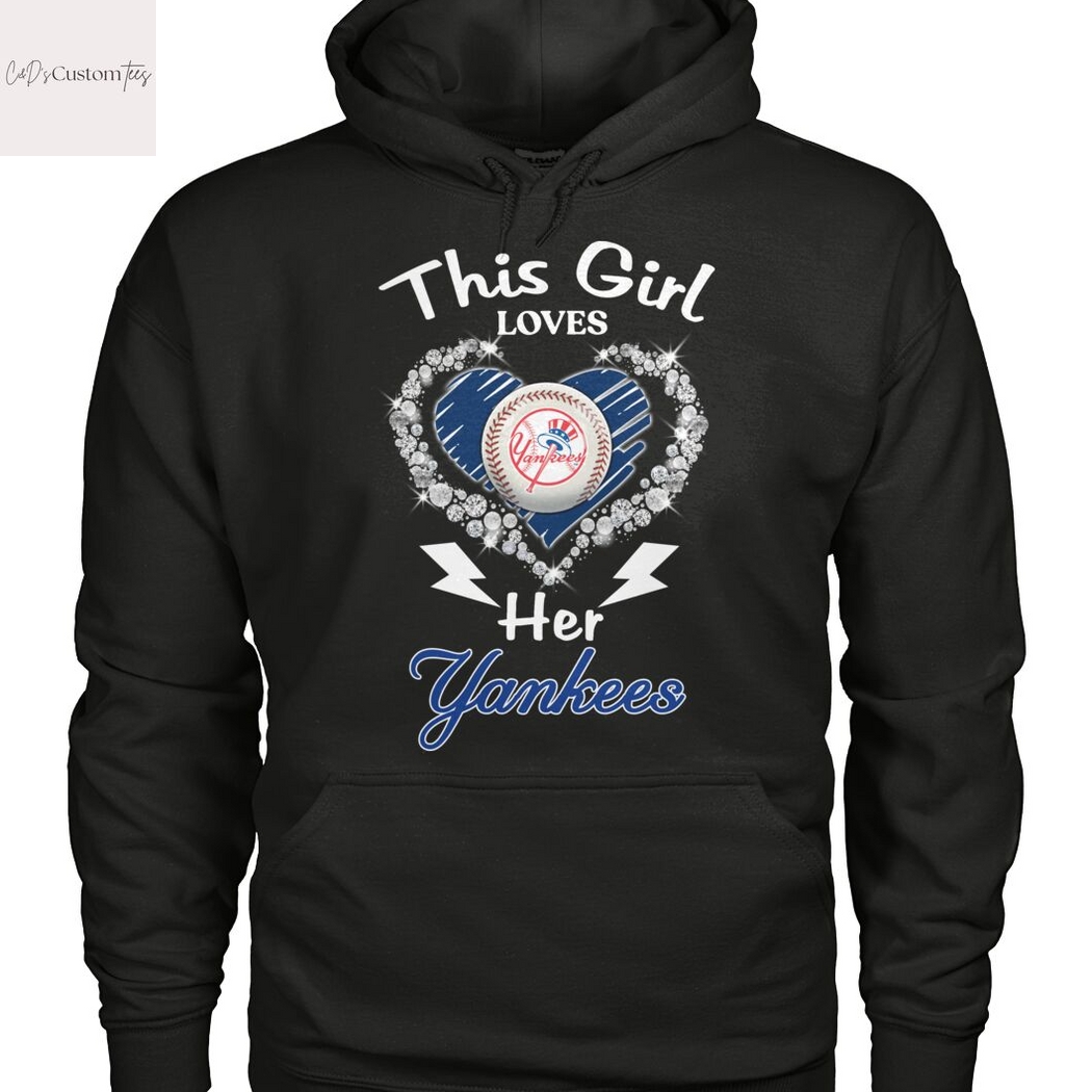 This Girl Loves Her New York Yankees Unisex T-Shirt This Girl Loves Her New York Yankees Unisex T-Shirt