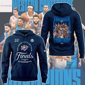 2024-2025 Oklahoma City Thunders Western Conference Champs Finals Hoodie