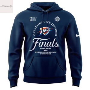 2024-2025 Oklahoma City Thunders Western Conference Champs Finals Hoodie