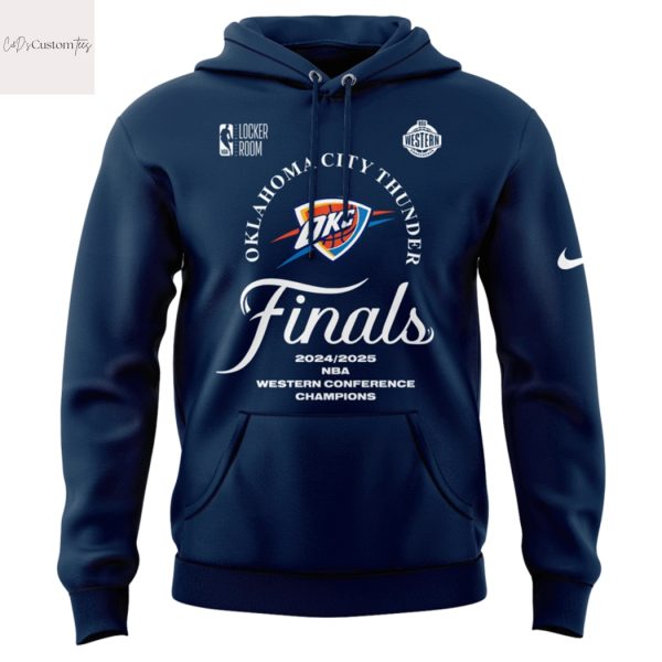 2024-2025 Oklahoma City Thunders Western Conference Champs Finals Hoodie