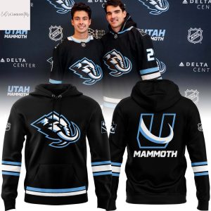 2025 Utah Mammoth Black Hoodie