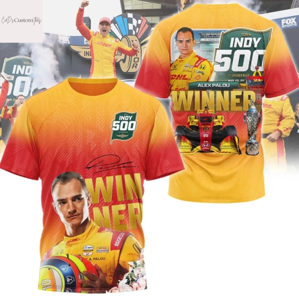 Alex Palou Indy 500 Winner Signature 3D T-Shirt