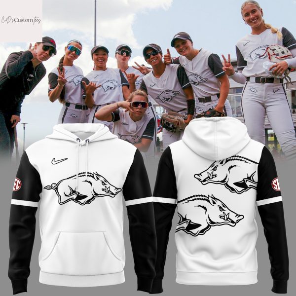 Arkansas Razorbacks Softball 2025 Logo Hoodie