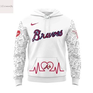 Atlanta Braves Nurses It A World Of Heart Hoodie