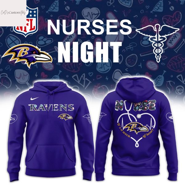 Baltimore Ravens Nurses Night Hoodie