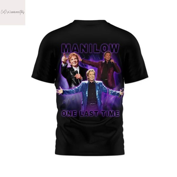 Barry Manilow One Last Time Signature 3D T-Shirt