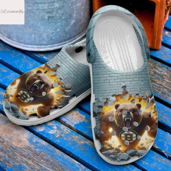 Boston Bruins Fear The Bear Crocs
