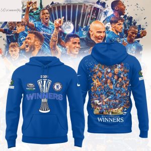 Chelsea F.C UEFA Conference League Winners 2025 Hoodie