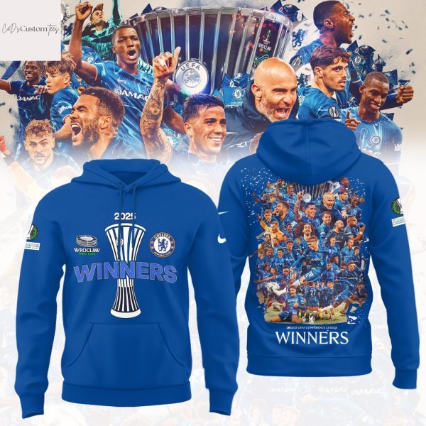 Chelsea F.C UEFA Conference League Winners 2025 Hoodie