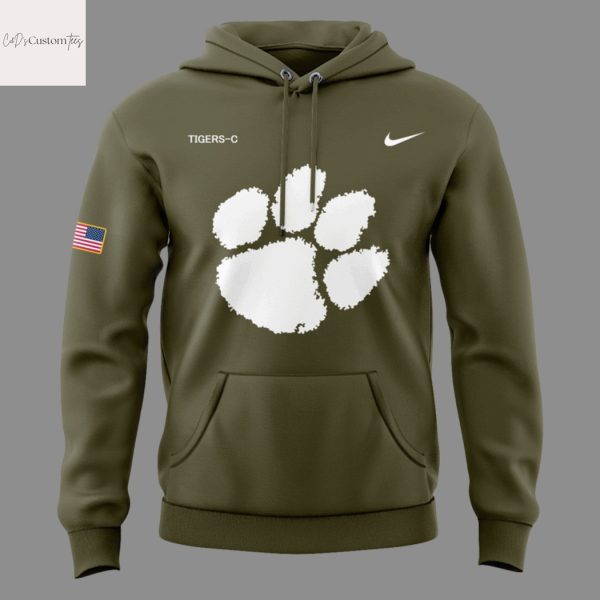Clemson Tigers Softball Military Appreciation 2025 Hoodie