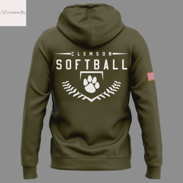 Clemson Tigers Softball Military Appreciation 2025 Hoodie
