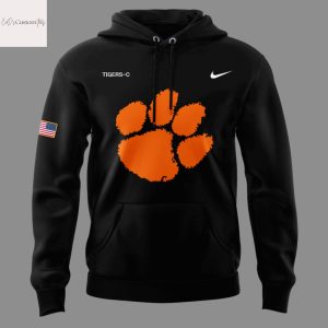 Clemson Tigers Softball Military Appreciation 2025 Hoodie – Black