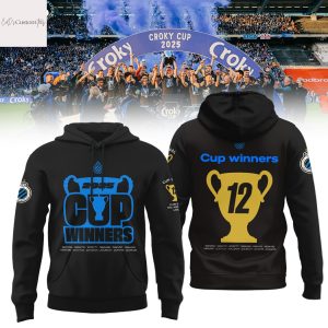 Club Brugge KV 2025 Cup Winners Hoodie – Black