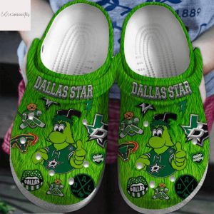 Dallas Stars Nhl Sport Green Crocs
