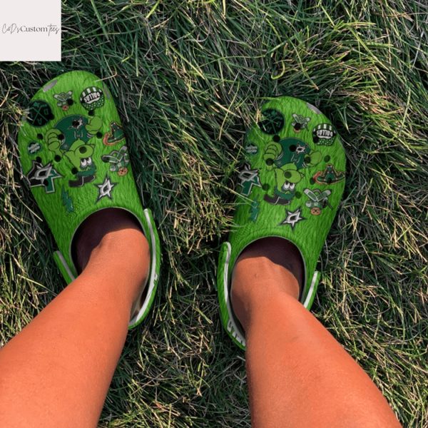 Dallas Stars Nhl Sport Green Crocs