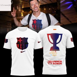 F.C Barcelona La Liga 2025 Champions 3D T-Shirt