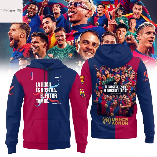 F.C Barcelona La Lliga Es Nostra El Futur Tambe 2025 Hoodie
