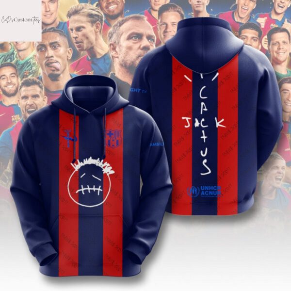 FC Barcelona Travis Scott Cactus Jack Hoodie
