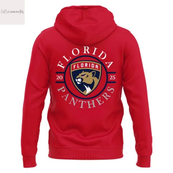 Florida Panthers 2025 Eastern Conference Champions Hoodie – Red