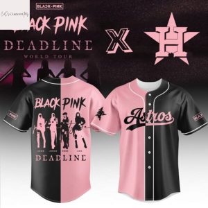Houston Astros x Blackpink Deadline World Tour Baseball Jersey