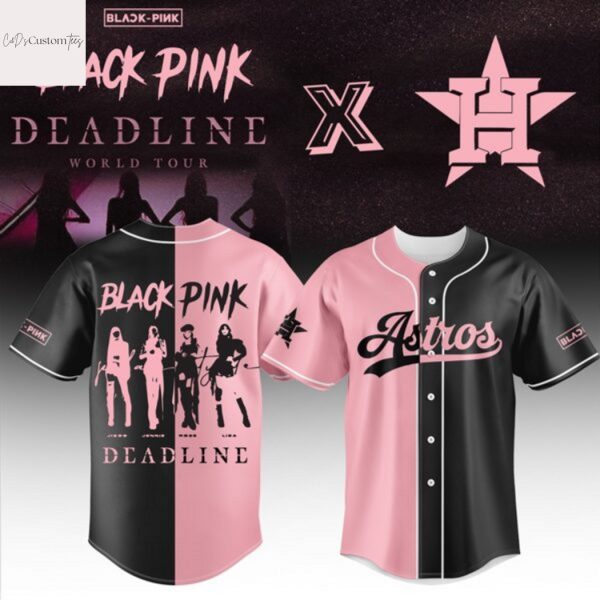 Houston Astros x Blackpink Deadline World Tour Baseball Jersey