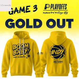 Indiana Pacers Boom Baby 2025 Playoffs Hoodie