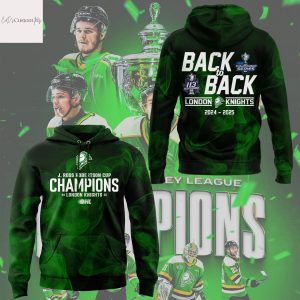 J Ross Robertson Cup Champions 2025 London Knights Back To Back Hoodie