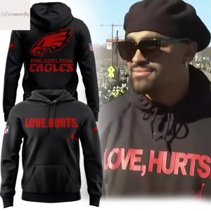 Jalen Hurts With The Love, Hurts Philadelphia Eagles Hoodie
