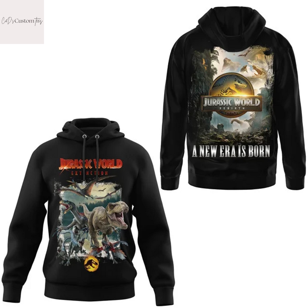 Jurassic World Exhibition A New Era Is Born Hoodie Jurassic World Exhibition A New Era Is Born Hoodie